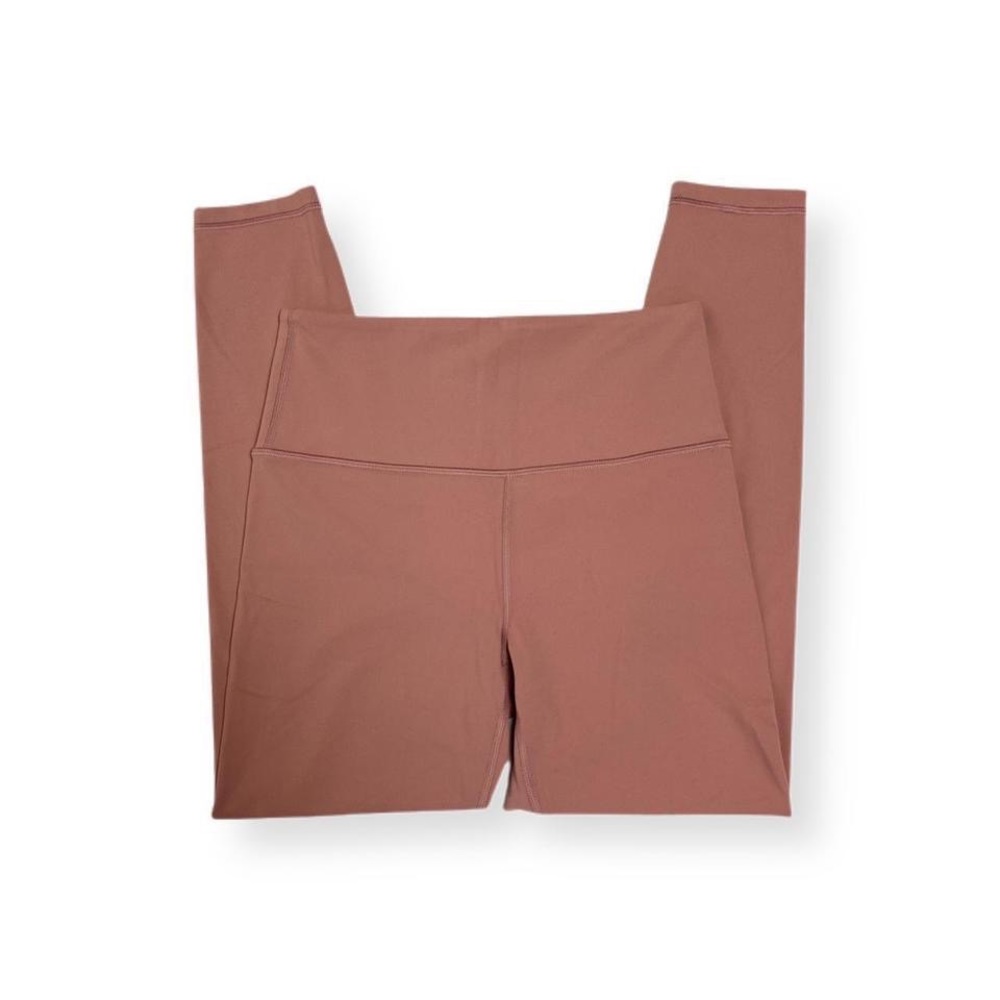 athleta ultra high rise elation 7/8 tight - nude pink leggings